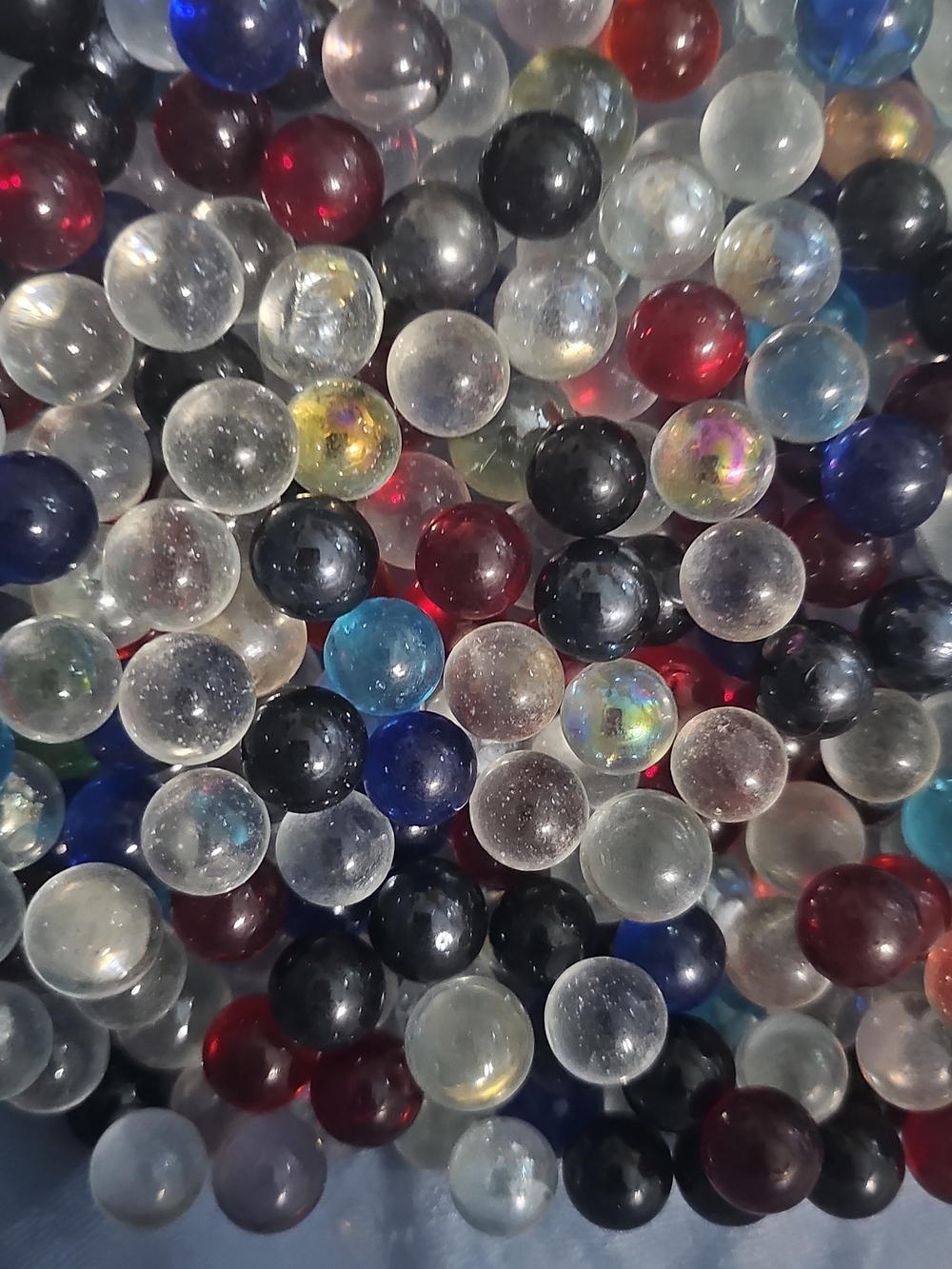 Clear & Multi Color Marbles - Picture 4 of 5